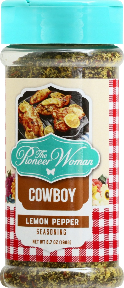 slide 5 of 9, The Pioneer Woman Cowboy Lemon Pepper Seasoning 6.7 oz, 6.7 oz