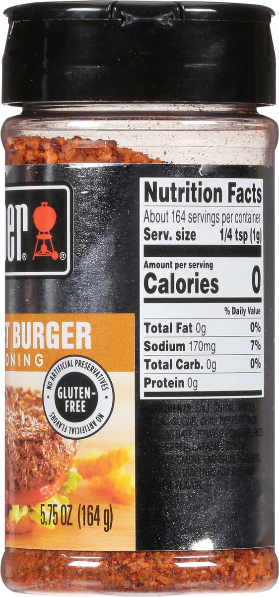 slide 6 of 7, Weber Gourmet Burger Seasoning, 5.75 oz, 5.75 oz