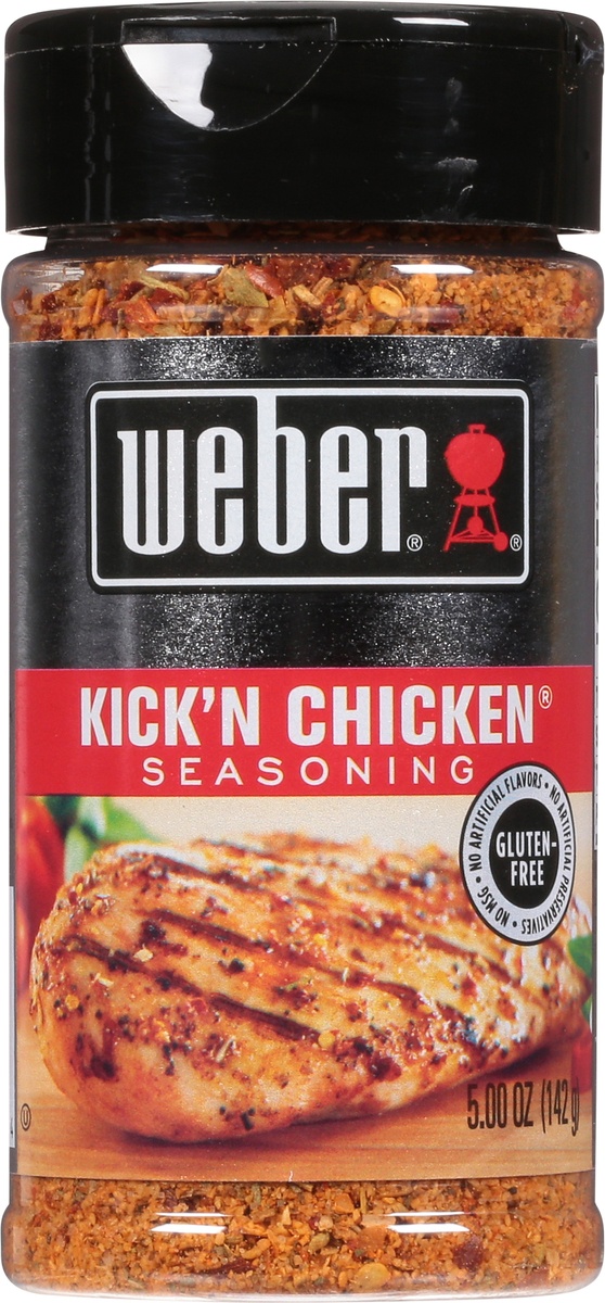 slide 4 of 7, Weber Kick'n Chicken Seasoning, 5 oz,