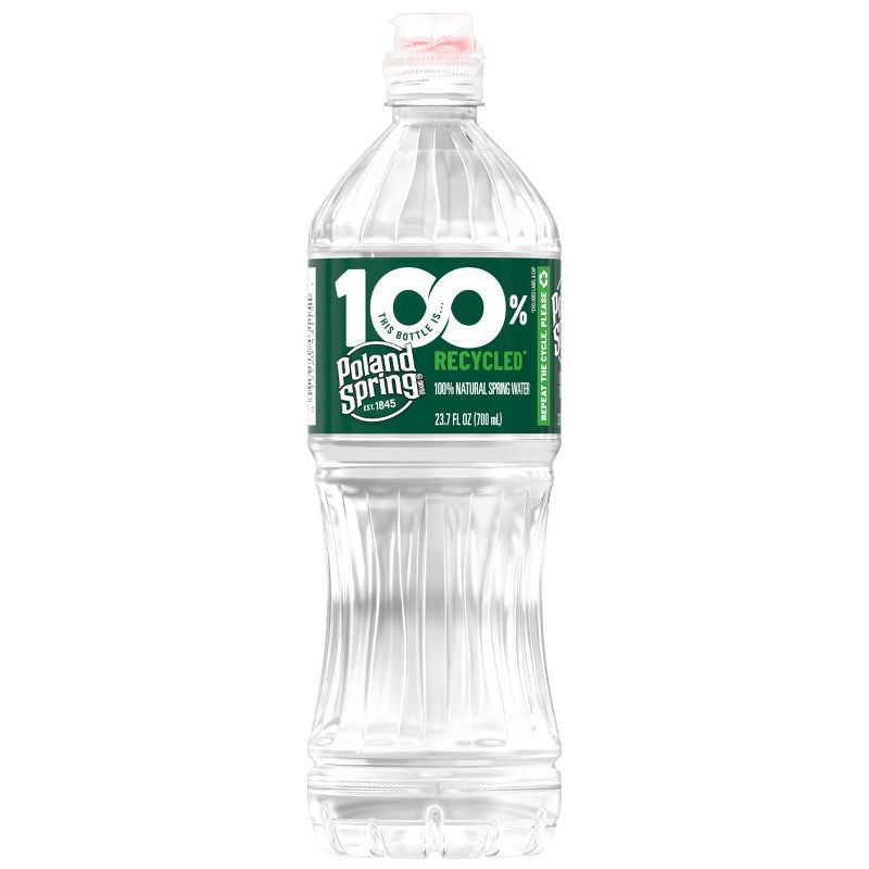 slide 4 of 10, Poland Spring Brand 100% Natural Spring Water - 6pk/23.7 fl oz Sport Cap Bottles, 6 ct; 23.7 fl oz