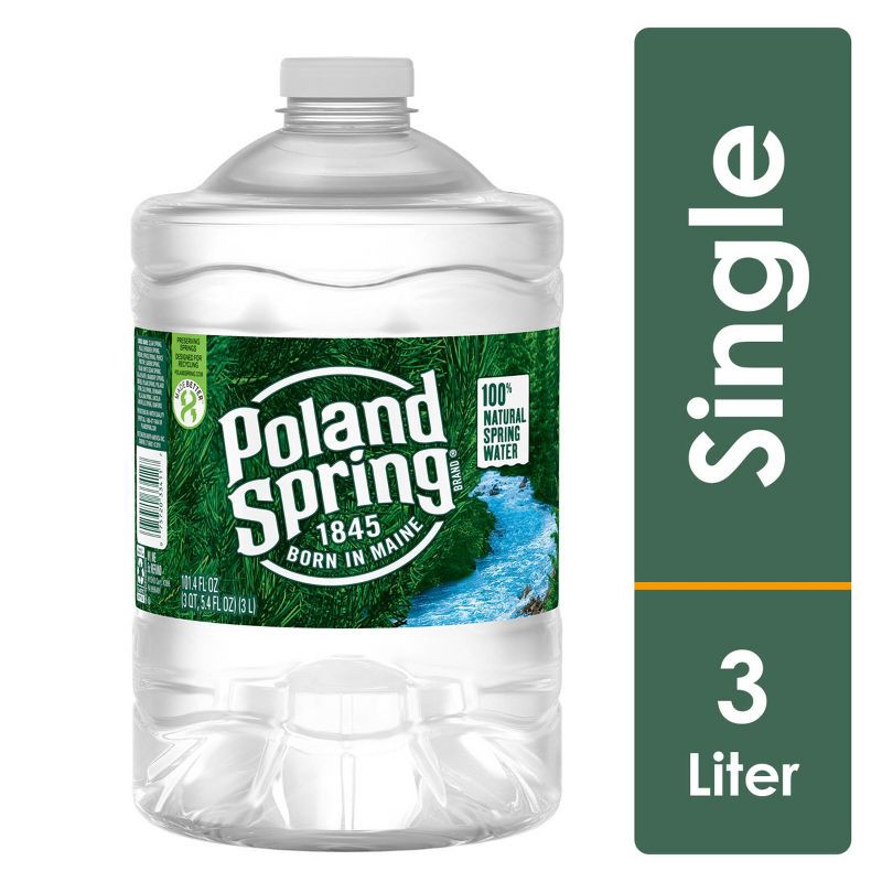 slide 1 of 10, Poland Spring Maine Spring Water - 3L, Plastic Jug, 3 liter