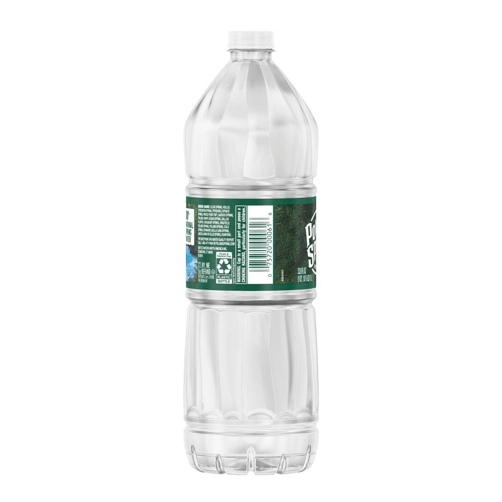 slide 2 of 4, Poland Spring Brand 100% Natural Spring Water Bottle, 33.8 fl oz