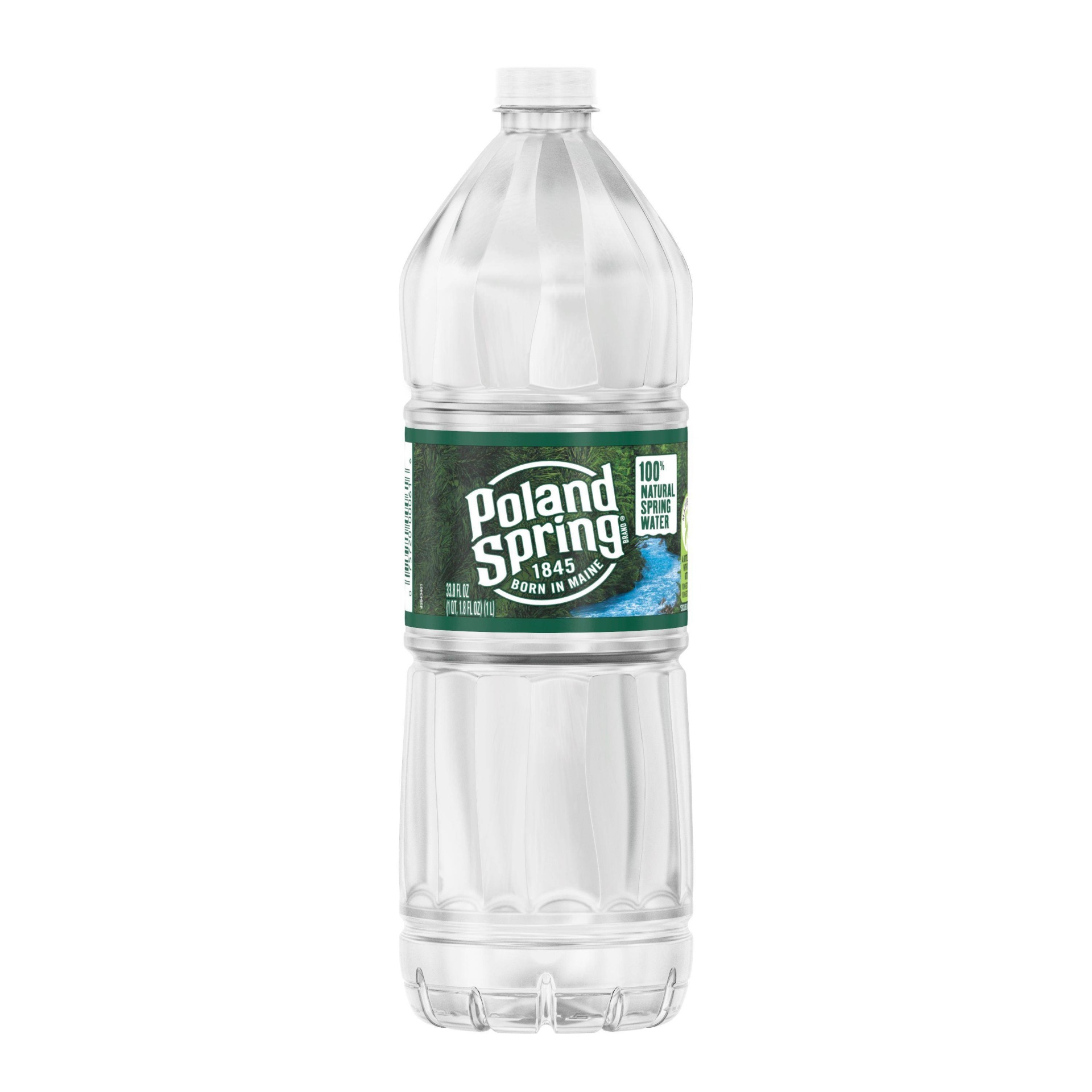 slide 1 of 4, Poland Spring Brand 100% Natural Spring Water Bottle, 33.8 fl oz