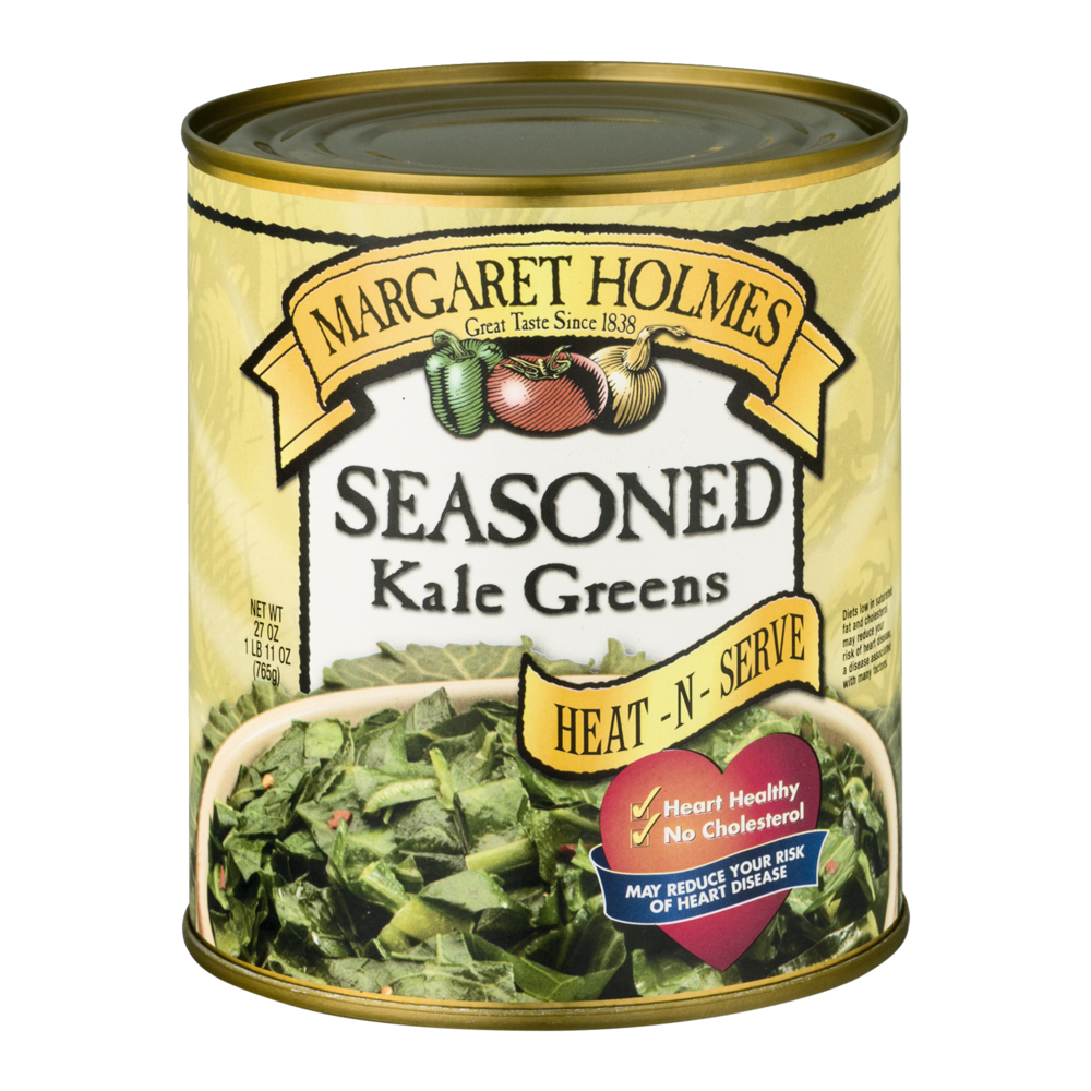 slide 1 of 1, Margaret Holmes Seasoned Chopped Kale, 27 oz