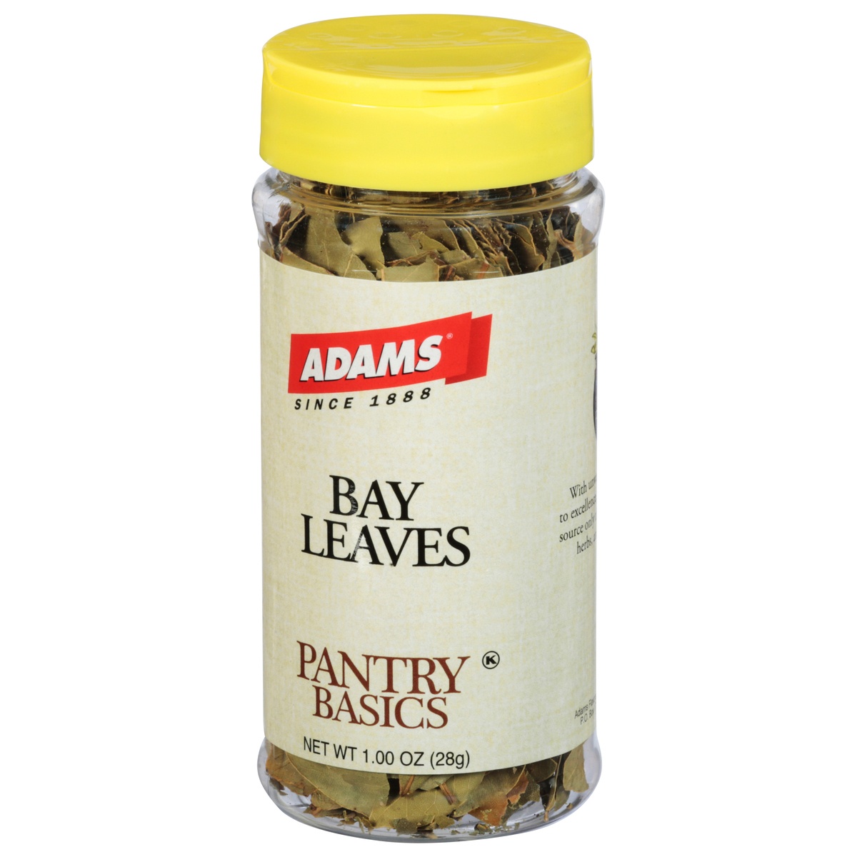 slide 3 of 9, Adams Pantry Basics Bay Leaves, 1 ct