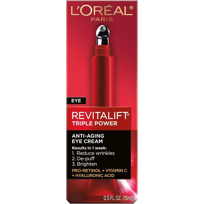 slide 2 of 7, L'Oreal Paris Revitalift Triple Power Eye Cream - 0.5 fl oz, 0.5 fl oz