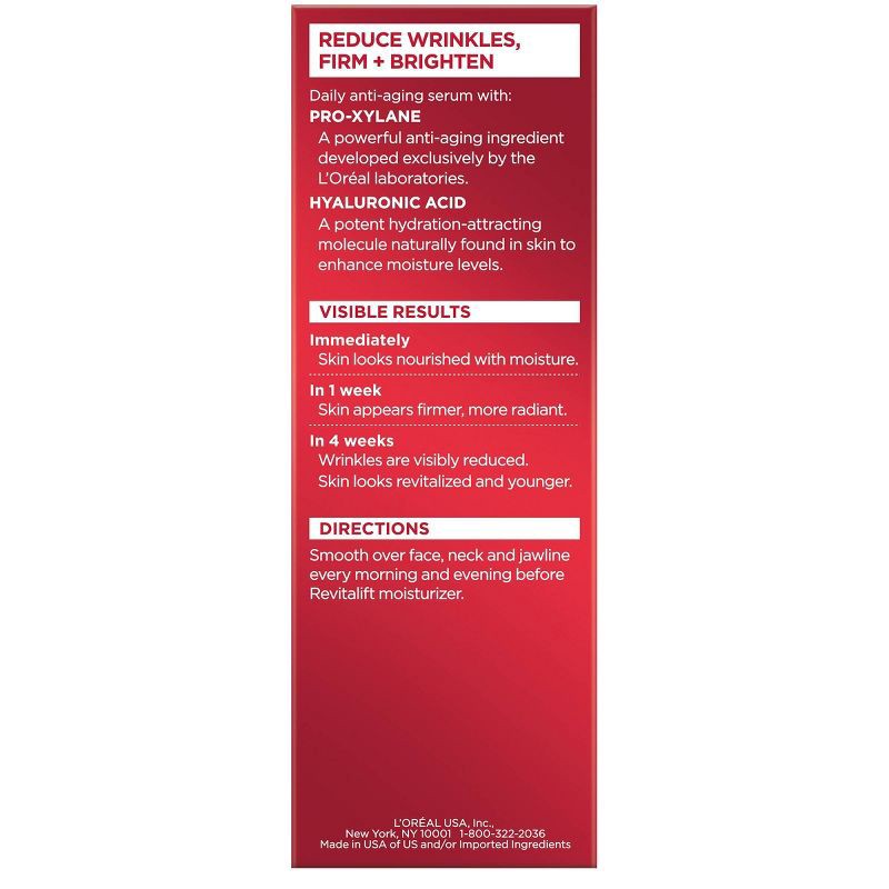 slide 3 of 6, L'Oreal Paris Revitalift Triple Power Anti-Aging Face Serum - 1 fl oz, 1 fl oz