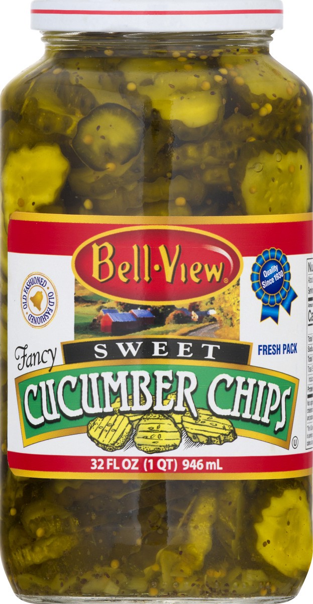 slide 2 of 12, Bell-View Fancy Sweet Fresh Pack Cucumber Chips 32 oz, 32 oz