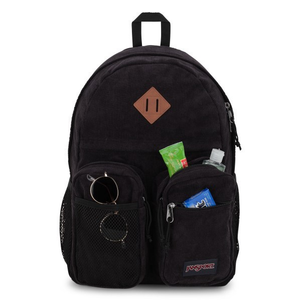 slide 5 of 8, Jansport Granby Remix Backpack, Black Corduroy, 1 ct