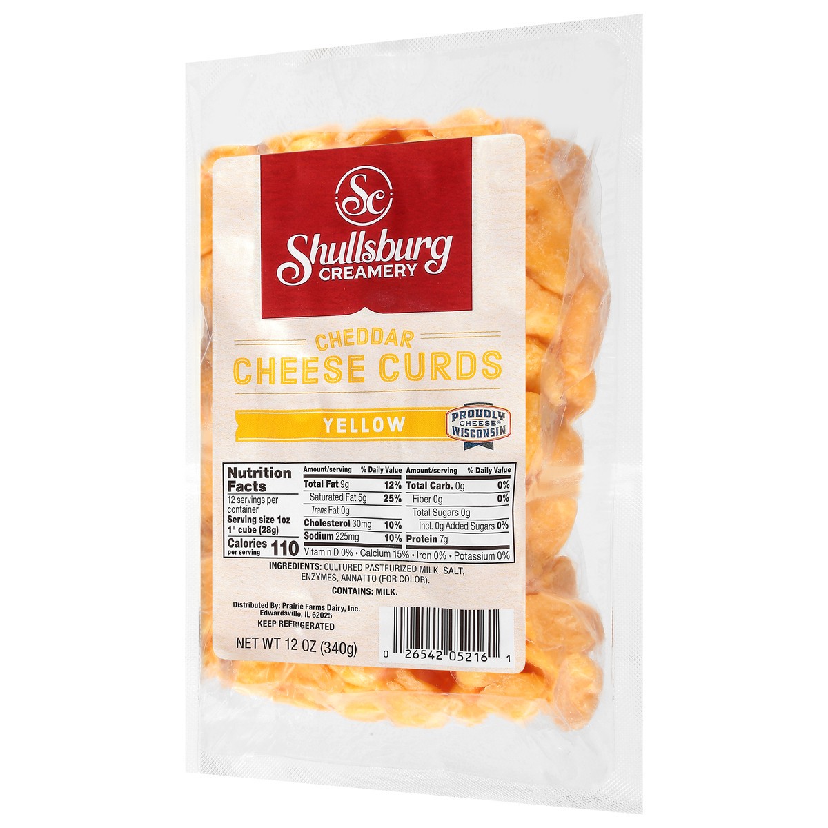 slide 4 of 13, Shullsburg Creamery Cheddar Yellow Cheese Curds 12 oz, 12 oz