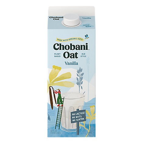 slide 1 of 1, Chobani Oat Vanilla, 52 fl oz