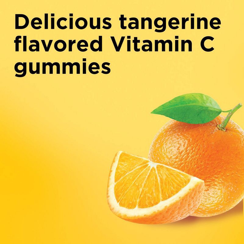 slide 5 of 9, Nature Made Vitamin C 250 mg Per Serving for Immune Support Gummies - Tangerine Flavored - 80ct, 80 ct; 250 mg