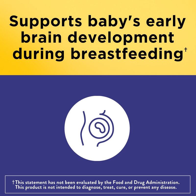 slide 5 of 9, Nature Made Postnatal Multi + DHA, Postnatal Vitamins with Iron & Vitamin D Softgels - 60ct, 60 ct