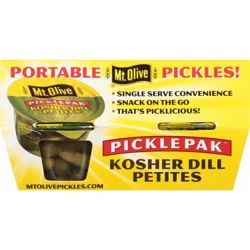 Mt. Olive Pickle Pak Kosher Dill Petites - 14.8 fl oz/4ct