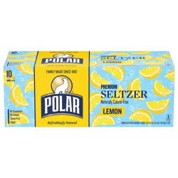 Polar Seltzer - 10pk 7.5oz - Lemon