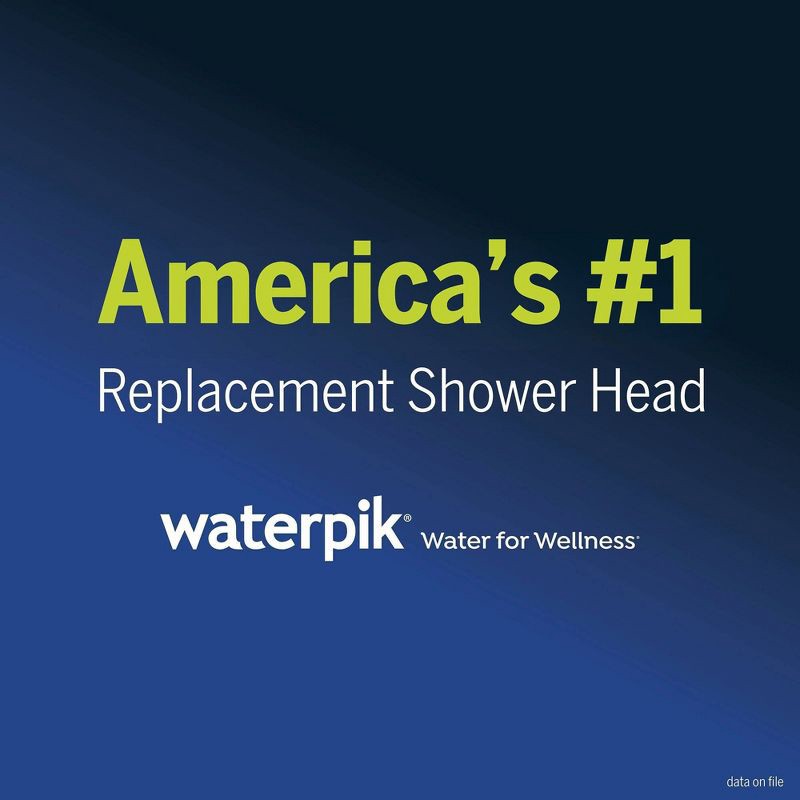 slide 9 of 9, Waterpik EcoFlow Hand Held Shower Head 4-mode Chrome : Microfiber, Machine Washable, Non-Slip Backing, 1 ct