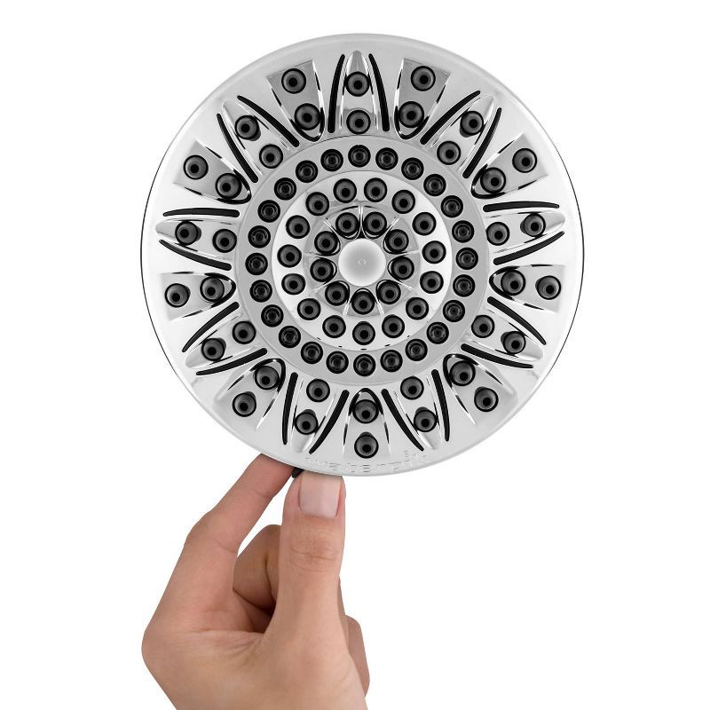slide 9 of 10, RainFall Shower Head 7-mode Chrome- Waterpik: EPA WaterSense Certified, 1.8 GPM, Wall Mounted, 1 ct