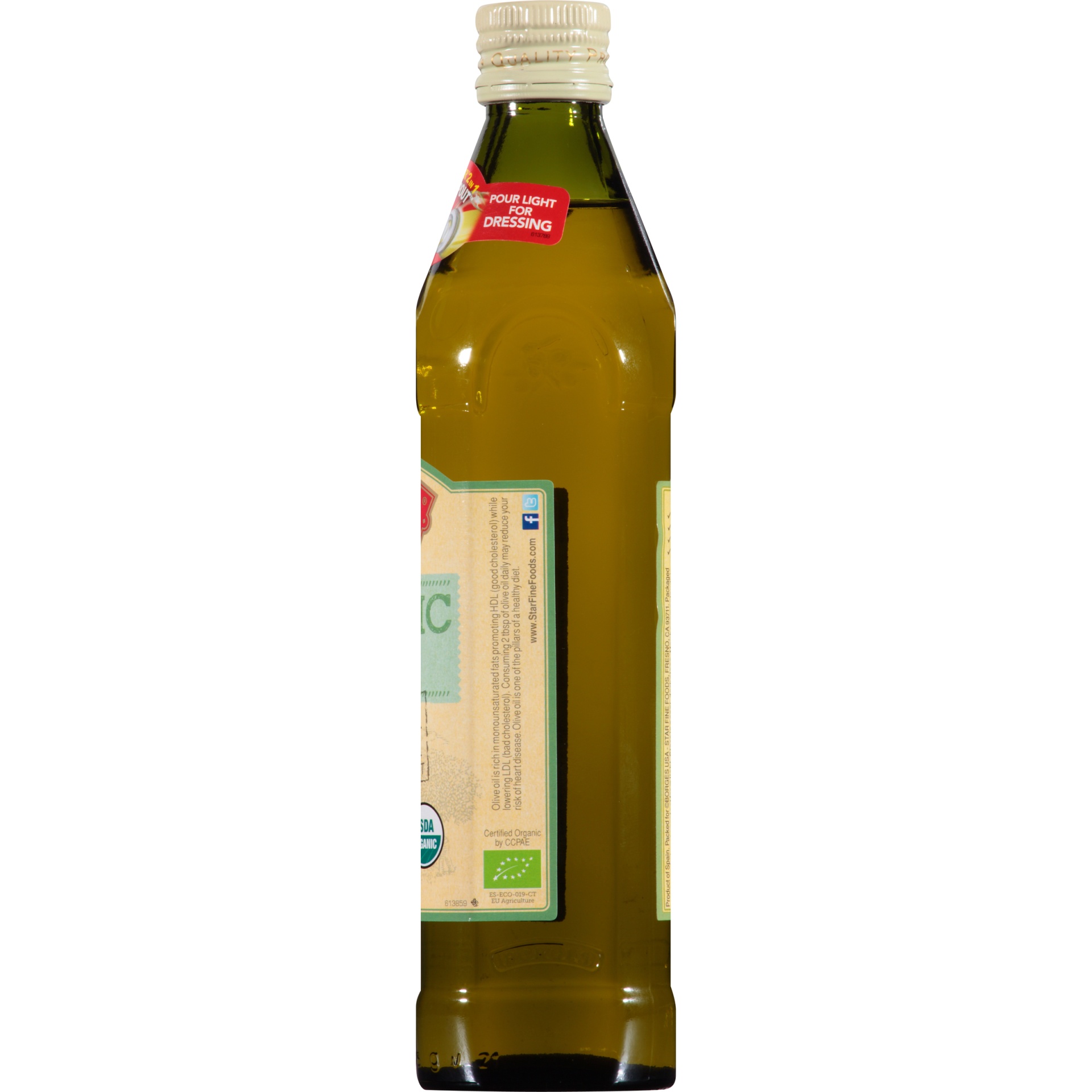 slide 3 of 8, Star Extra Virgin Organic Olive Oil, 0.9 oz