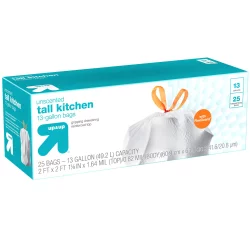 FlexGuard Tall Kitchen Drawstring Trash Bags - Unscented - 13 Gallon/25ct - up & up
