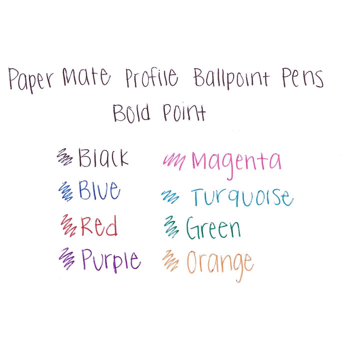 slide 5 of 8, Paper Mate Profile 8pk Ballpoint Pens 1.4mm Bold Tip Multicolored, 8 ct
