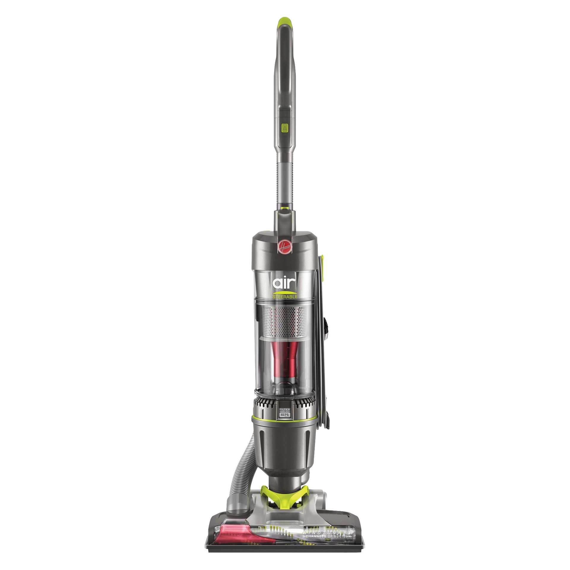 slide 1 of 10, Hoover WindTunnel Air Steerable Bagless Upright Vacuum Cleaner, 1 ct