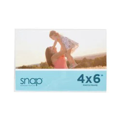 Snap 4X6 Clear Bent Acrylic L Photo Frame