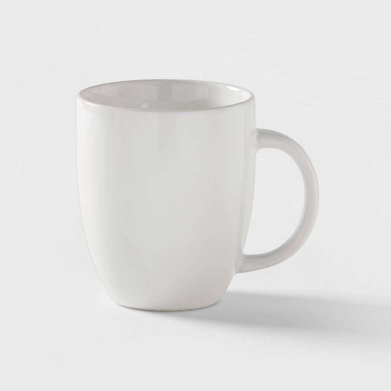 slide 3 of 10, 16pc Porcelain Dinnerware Set White - Threshold™, 16 ct