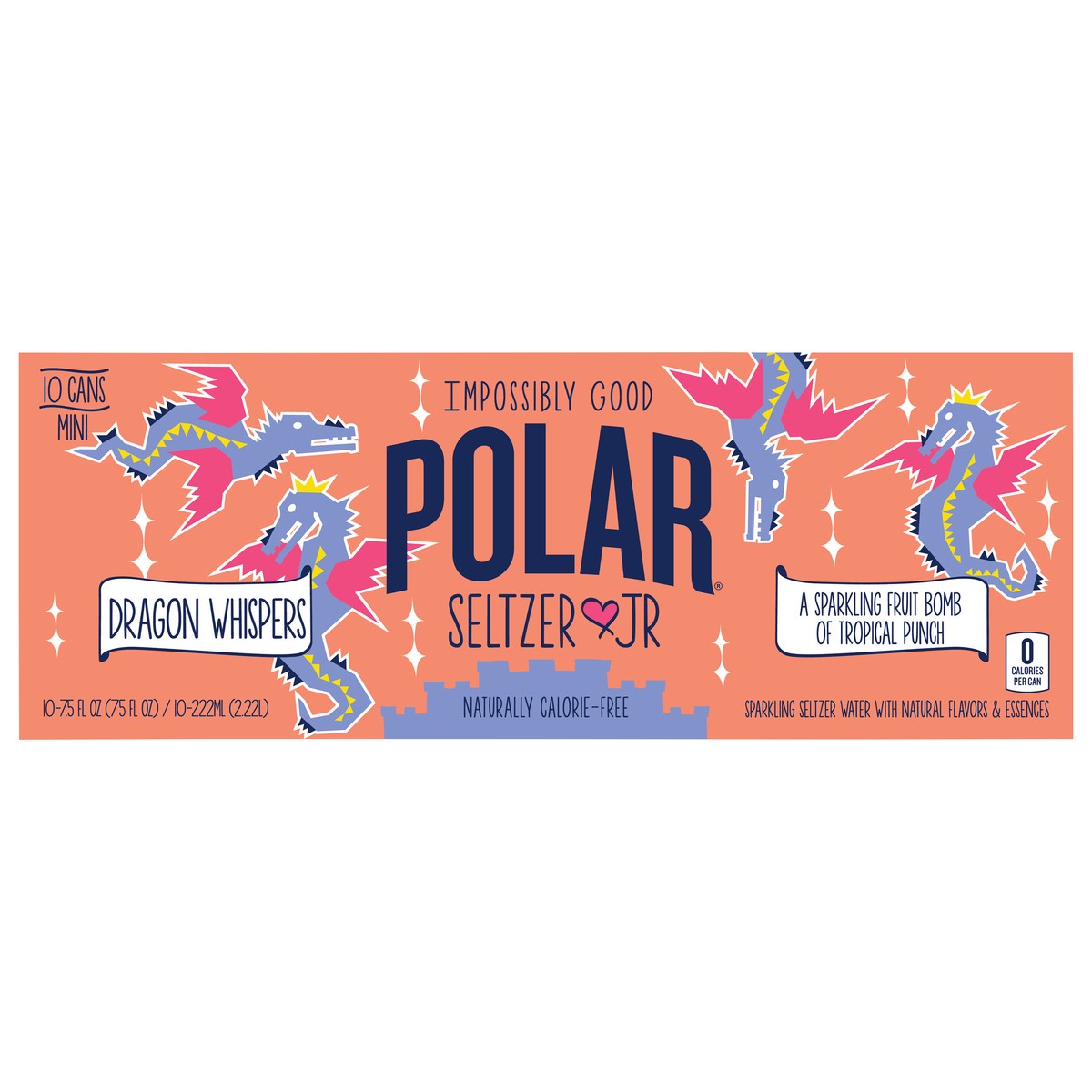 slide 1 of 13, Polar Seltzer Jr - 10 pk 7.5 oz - Dragon Whispers, 10 ct; 7.5 oz