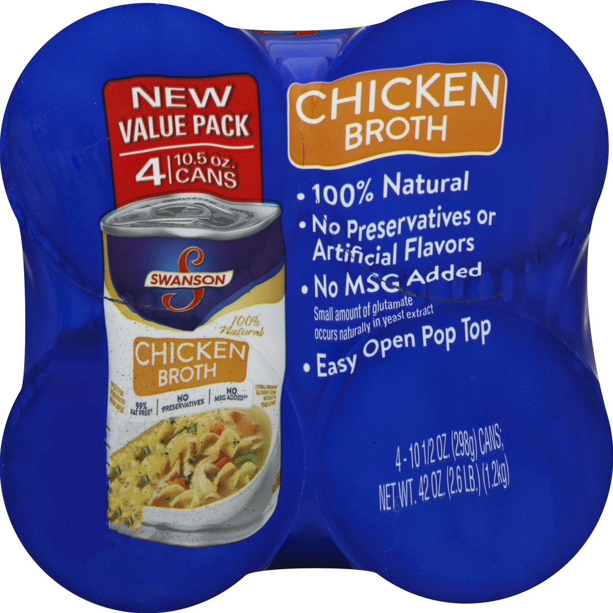 slide 2 of 4, Swanson Chicken Broth, 4 ct; 10.5 oz