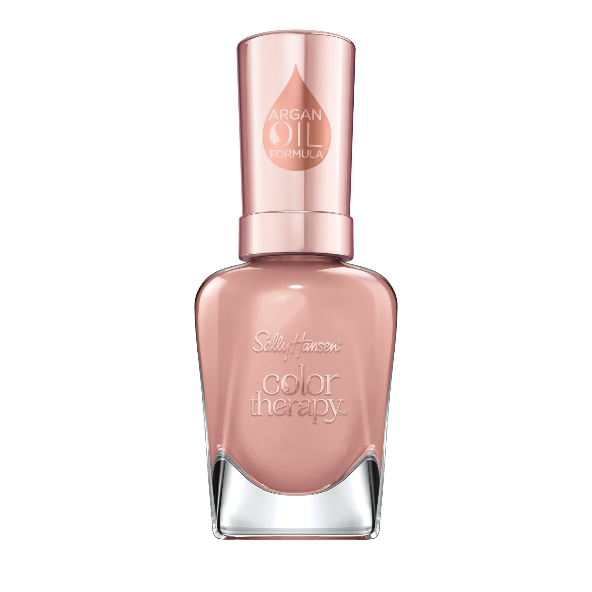 slide 1 of 1, Sally Hansen Color Therapy Nail Polish Blushed Petal, 0.5 fl oz