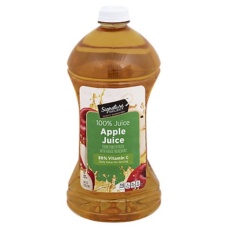 slide 1 of 1, Signature Select Juice 100% Apple - 90 fl oz, 90 fl oz