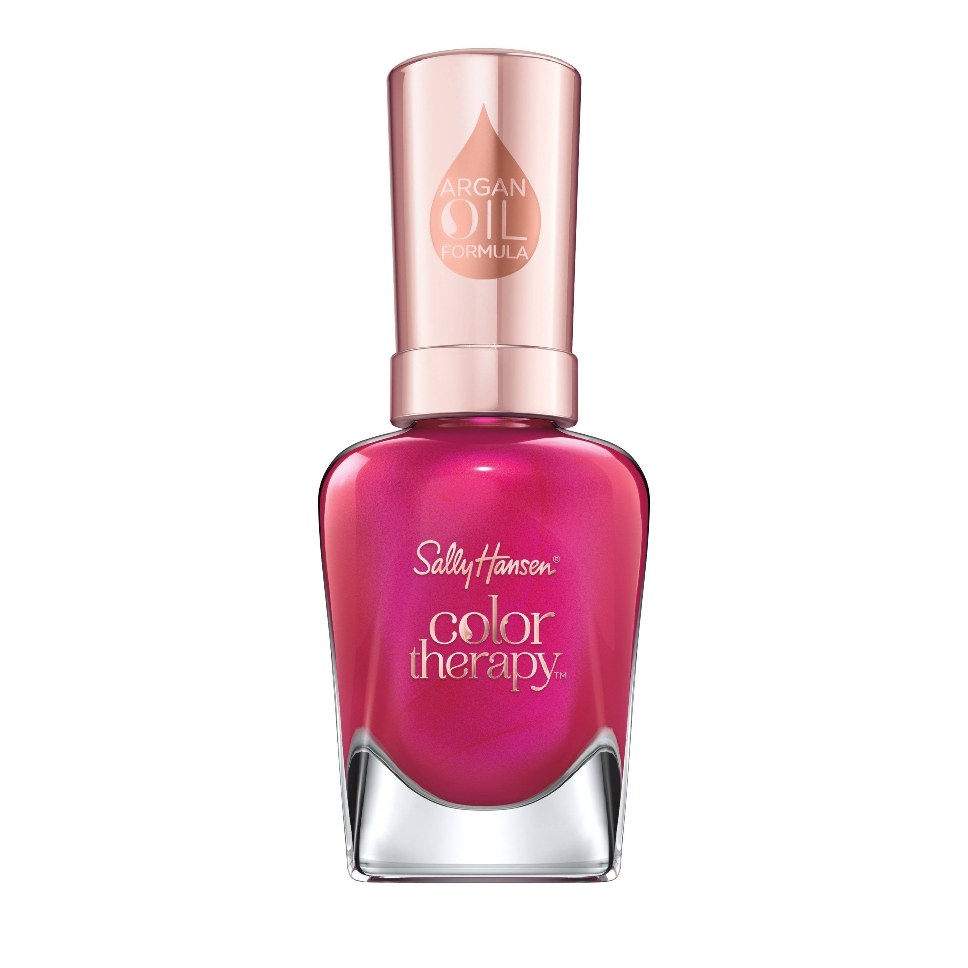 slide 1 of 5, Sally Hansen Color Therapy Nail Polish - 250 Rosy Glow - 0.5 fl oz, 0.5 fl oz