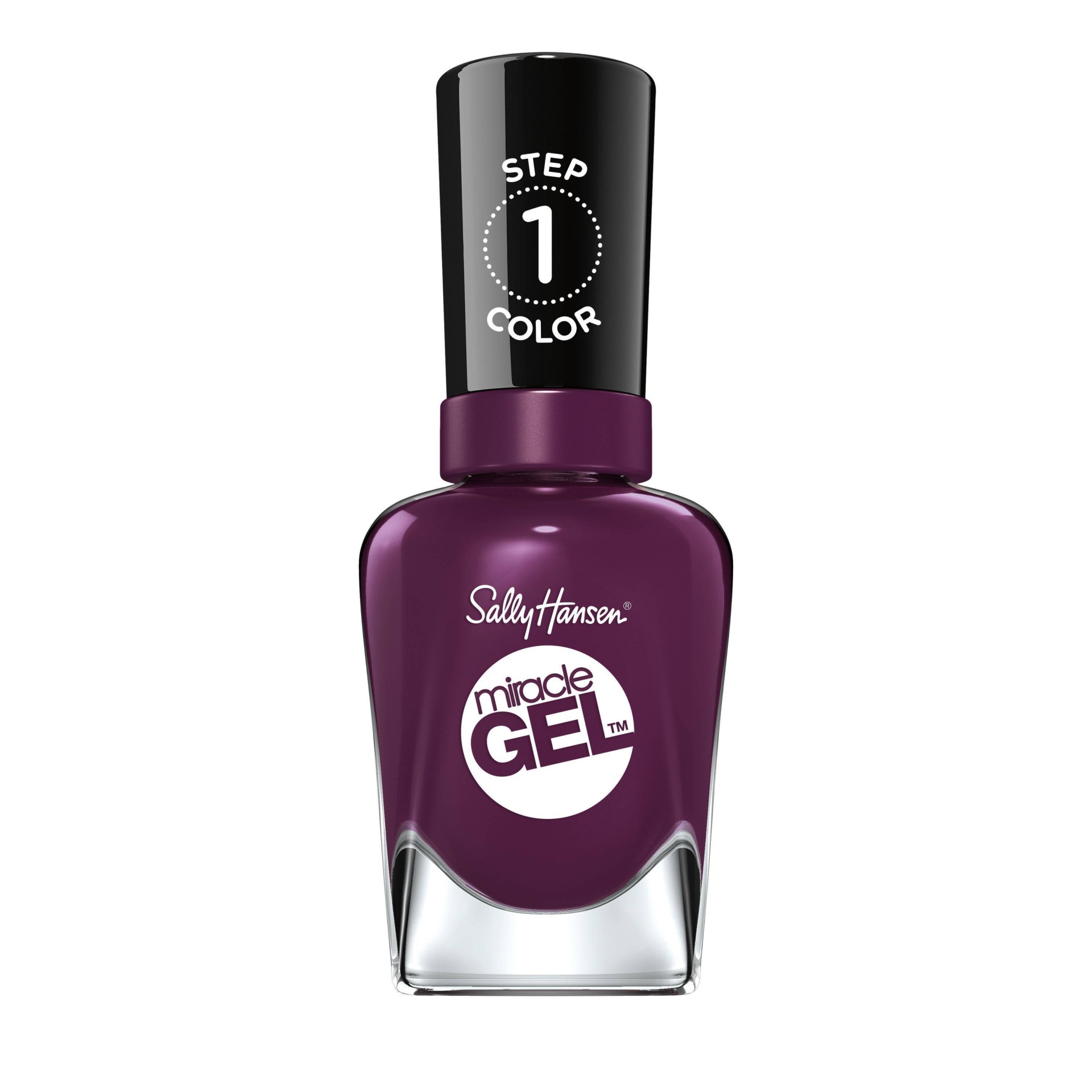 slide 1 of 1, Sally Hansen Miracle Gel Nail Color 572 Wild For Violet, 0.5 fl oz