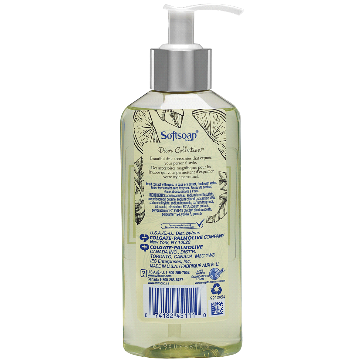 slide 2 of 4, Softsoap Basil Lime Liquid Hand Soap Premium Pump, 8 oz