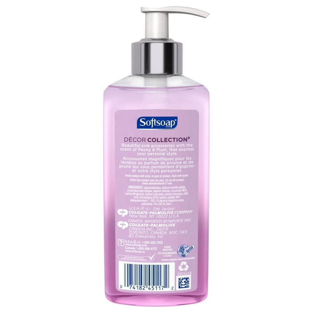 slide 3 of 3, Softsoap Liquid Hand Soap Peony & Plum, 8 fl oz