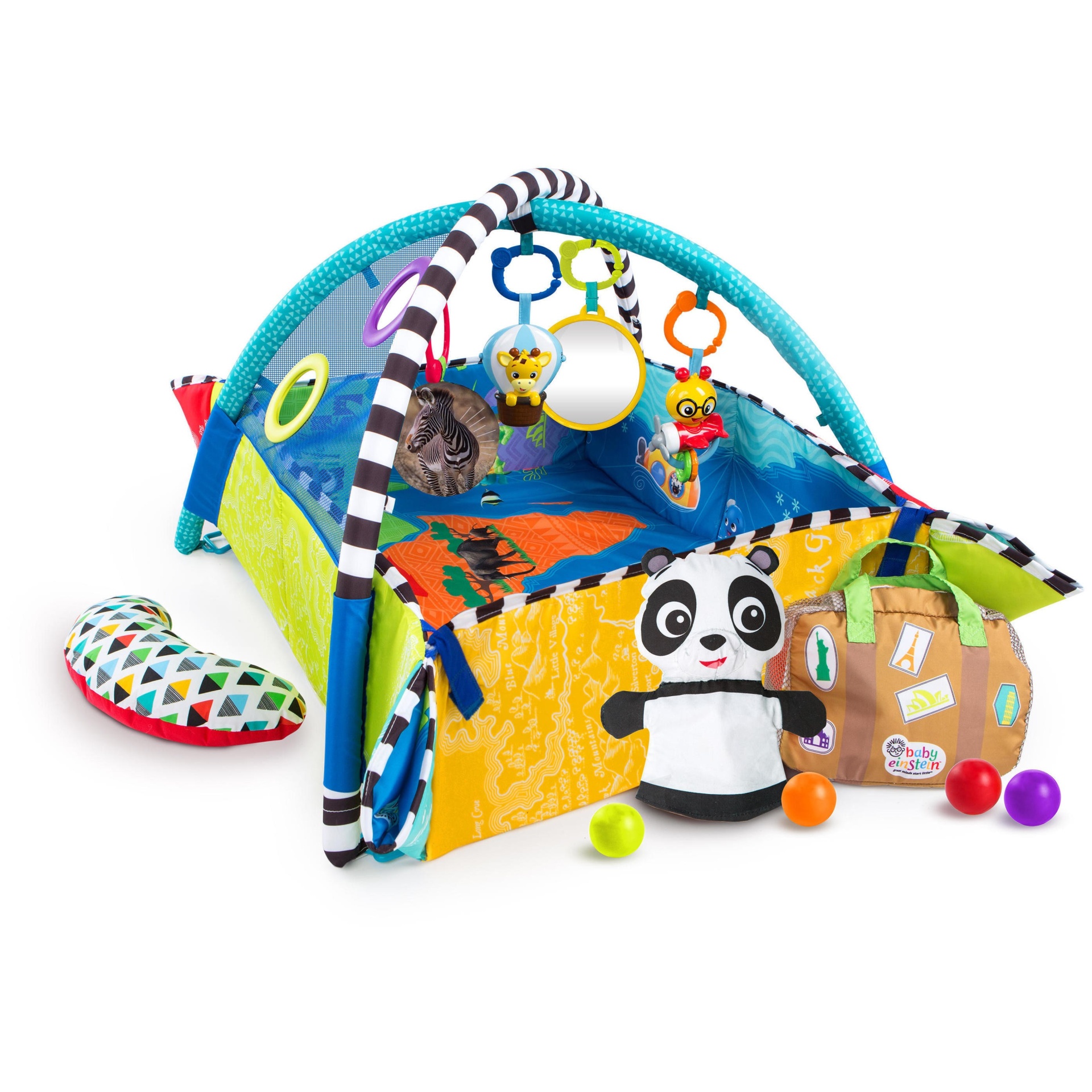 slide 1 of 8, Baby Einstein 5-in-1 World of Discovery Learning Gym, 1 ct