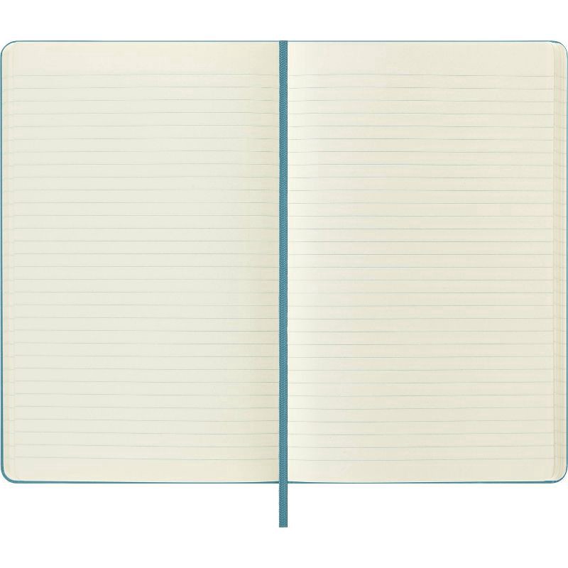 slide 3 of 6, Moleskine Notebook Ruled Hard Cover Large Reef Blue, 1 ct