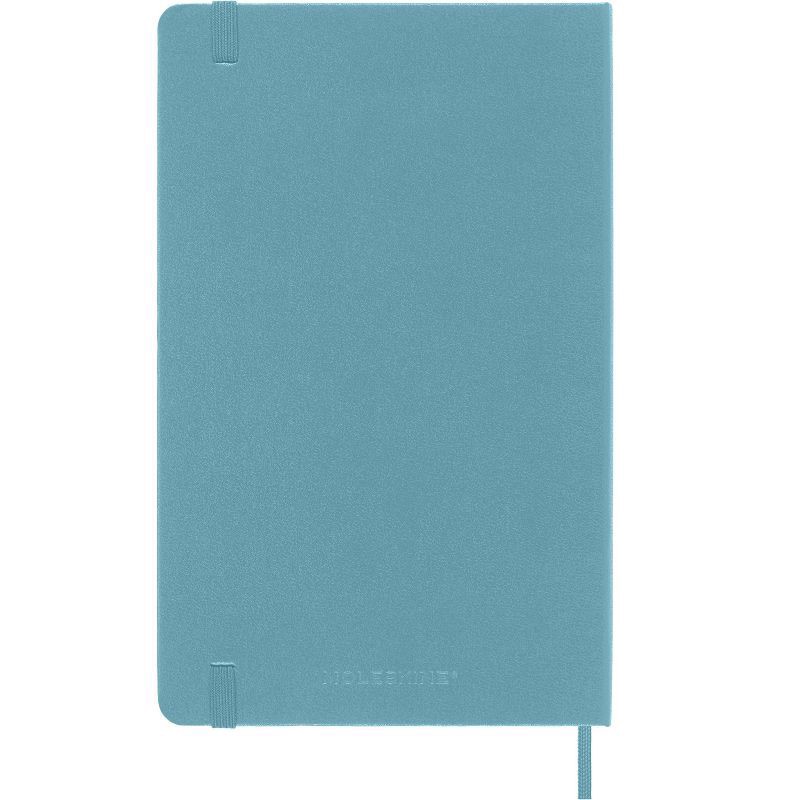slide 4 of 6, Moleskine Notebook Ruled Hard Cover Large Reef Blue, 1 ct