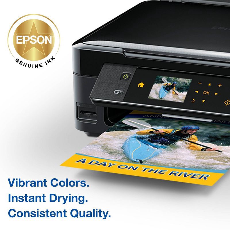 slide 4 of 7, Epson 200 C/M/Y 3pk Ink Cartridges - Cyan, Magenta, Yellow (T200520-CP): Standard Yield Series, Ink Combo Pack for Printers, 3 ct