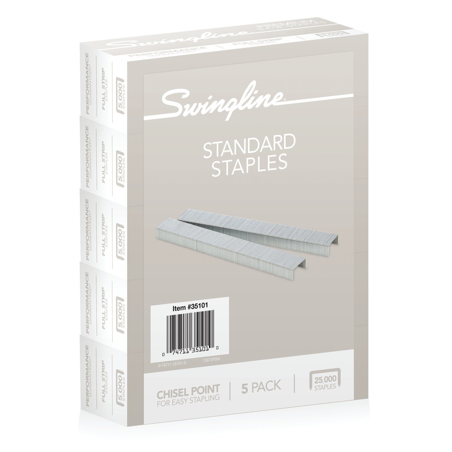 slide 1 of 1, Swingline Standard Staples, 5 ct