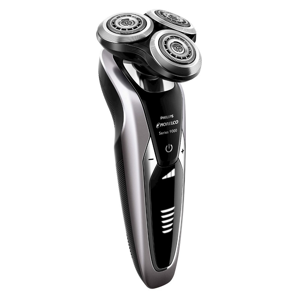 slide 3 of 7, Philips Norelco Series 9300 Wet & Dry Men's Rechargeable Electric Shaver With Cleaning Station - S9311/84, 1 ct