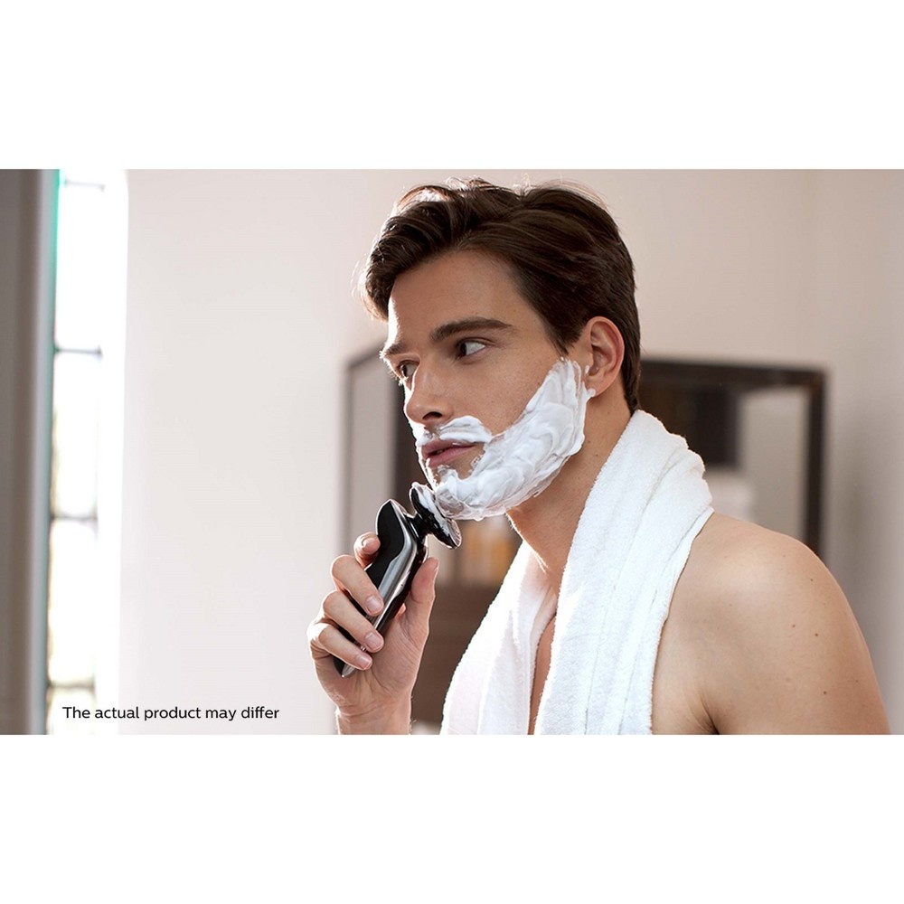 slide 6 of 7, Philips Norelco Series 9300 Wet & Dry Men's Rechargeable Electric Shaver With Cleaning Station - S9311/84, 1 ct