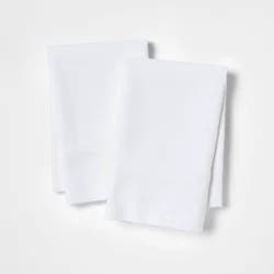 Ultra Soft Pillowcase Set (King) White 300 Thread Count - Threshold