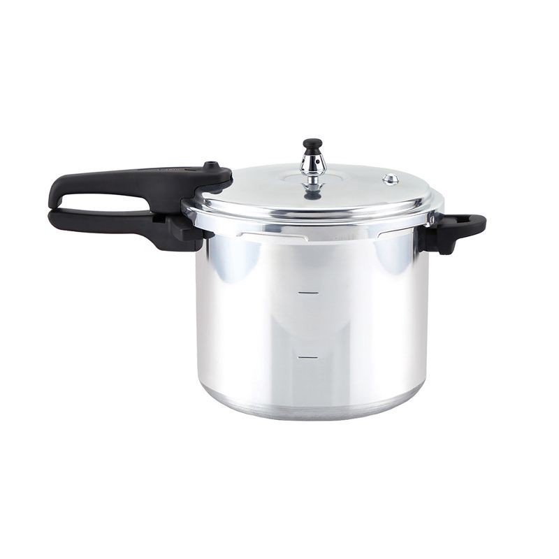 slide 1 of 8, IMUSA 7qt Stovetop Natural Finish Basic Pressure Cooker - Silver, 7 qt