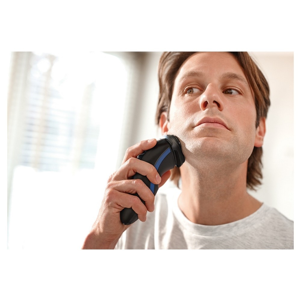 slide 6 of 10, Philips Norelco Series 2100 Men's Rechargeable Electric Shaver - S1560/81, 1 ct