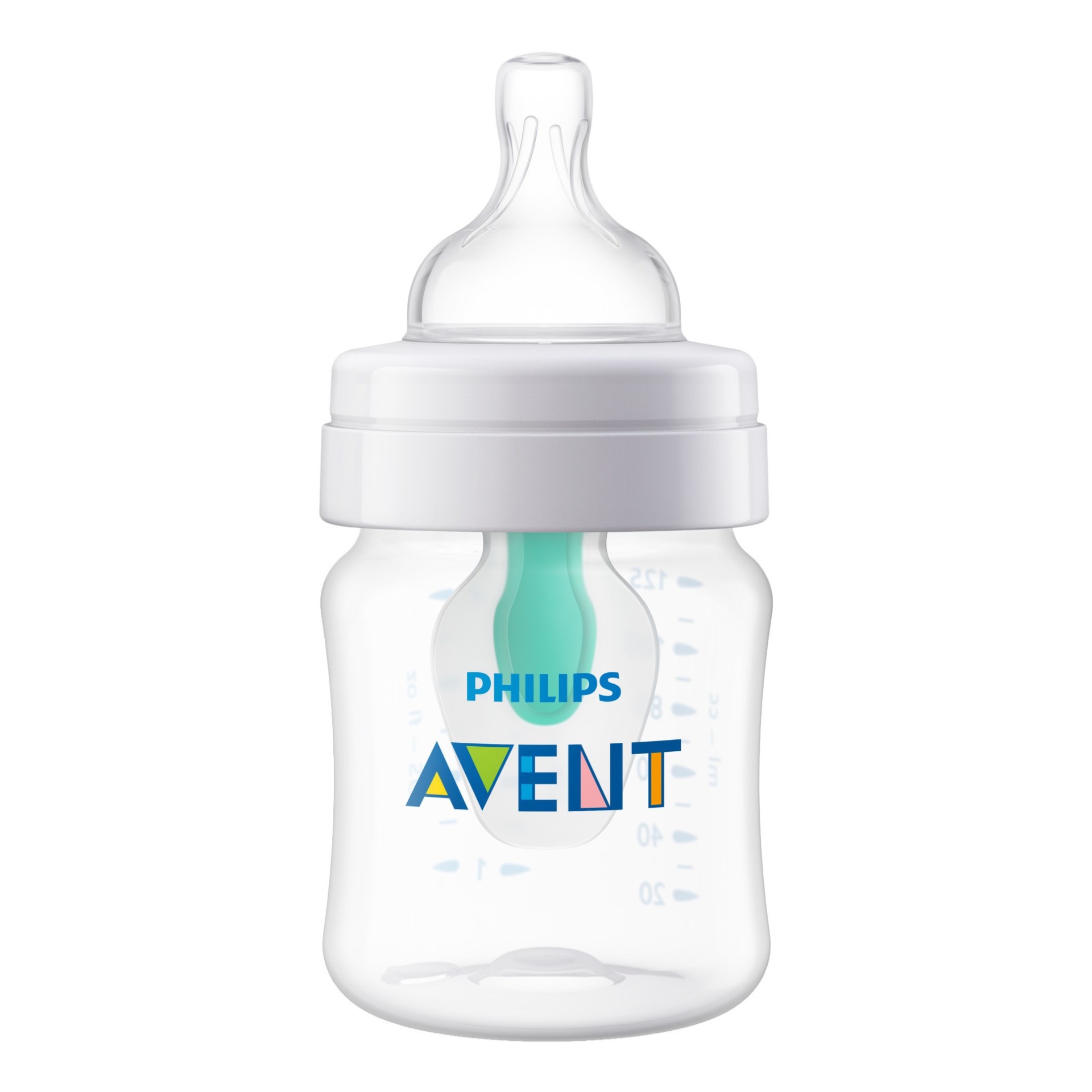 slide 1 of 8, Philips Avent Anti-colic Bottle With AirFree vent, 4 oz