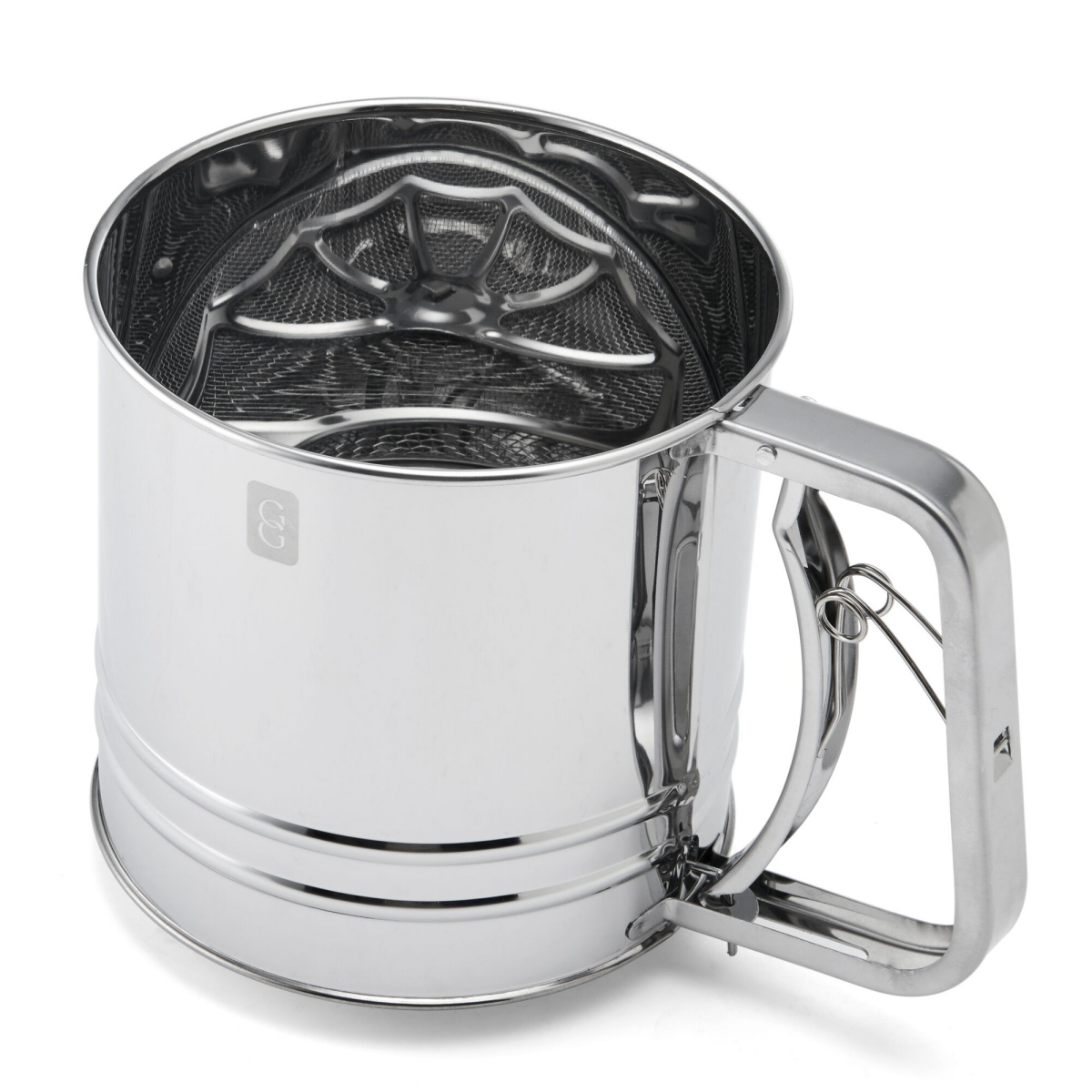 slide 1 of 2, Grand Gourmet Sifter 5 Cup, Stainless Steel, 1 ct