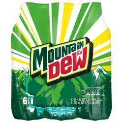 Mountain Dew 6 Pack Soda 6 ea