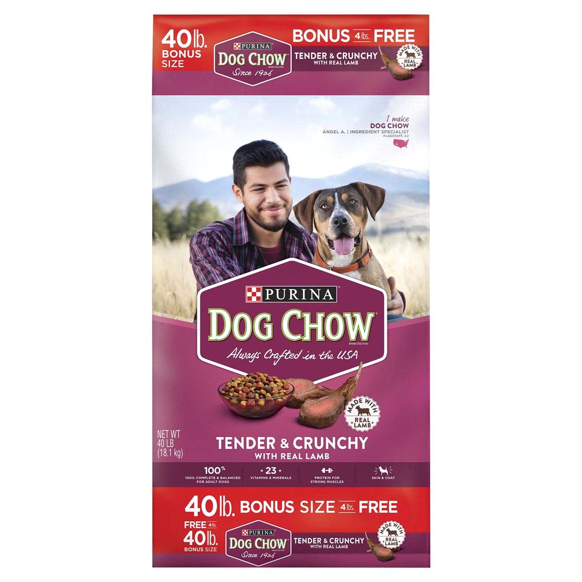 Purina dog chow store tender and crunchy