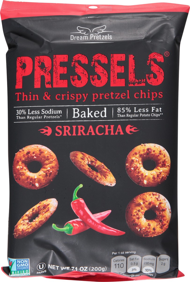 slide 3 of 14, Dream Pretzels Sriracha Pretzel Chips 7.1 oz, 7.1 oz